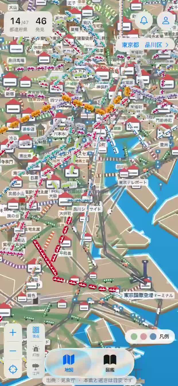 東京湾のいまの地図